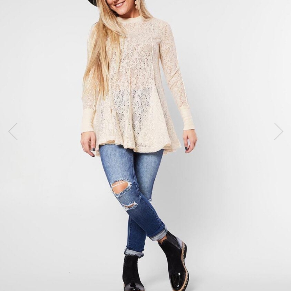 🌺SOLD🌺 Free People Coffee in the Morning Tunic